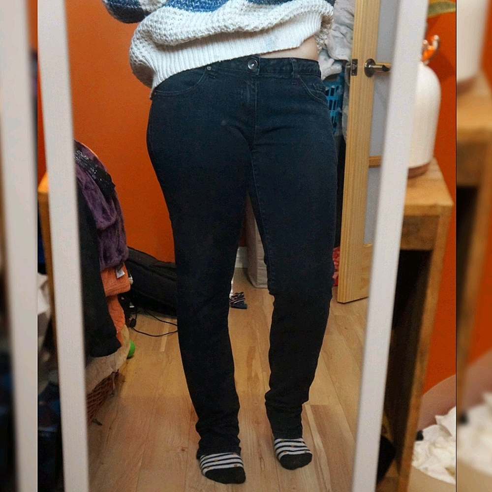 Low Rise Skinny Jeans